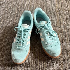 Blue adidas sneakers